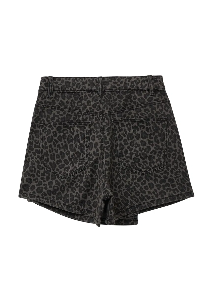 Skort/Rock mit Shorts dunkelgrau 158
