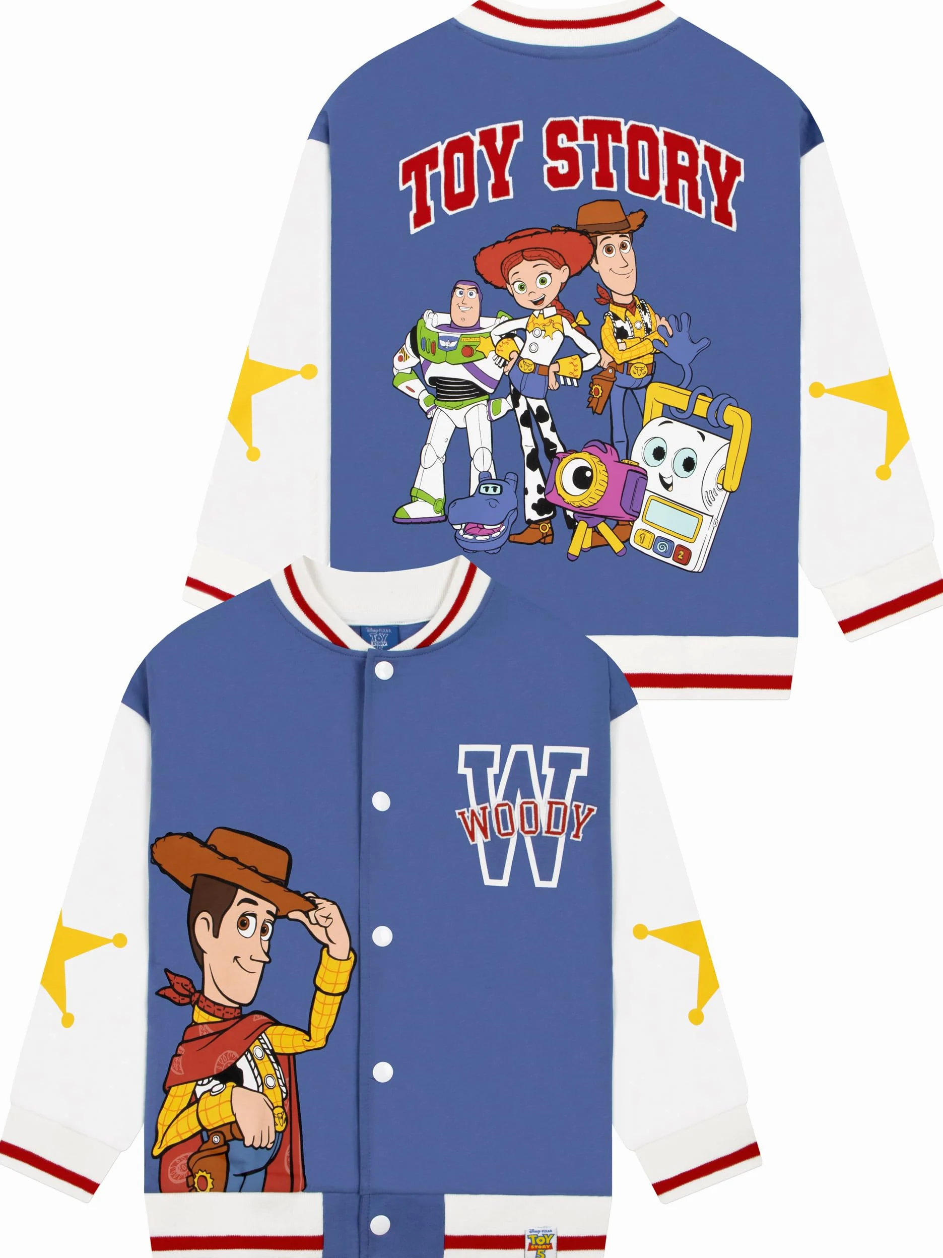 Disney Toy Story Jacken für Jungen, coole Woody Baseballjacke für Kinder, Baumwolljacke Jungen