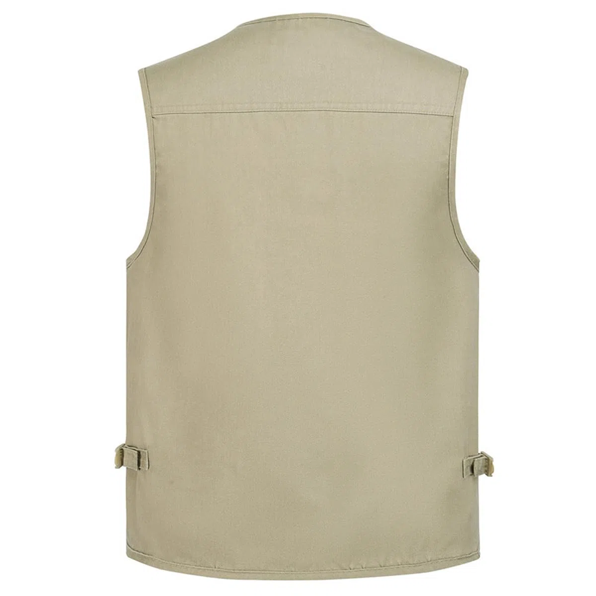 Herren Outdoor Casual Weste mit Vielen Taschen, Herren Sommer Multifunktions Ärmellos Baumwolle Weste Geeignet für Angeln Camping Jagd Fotografie Wandern