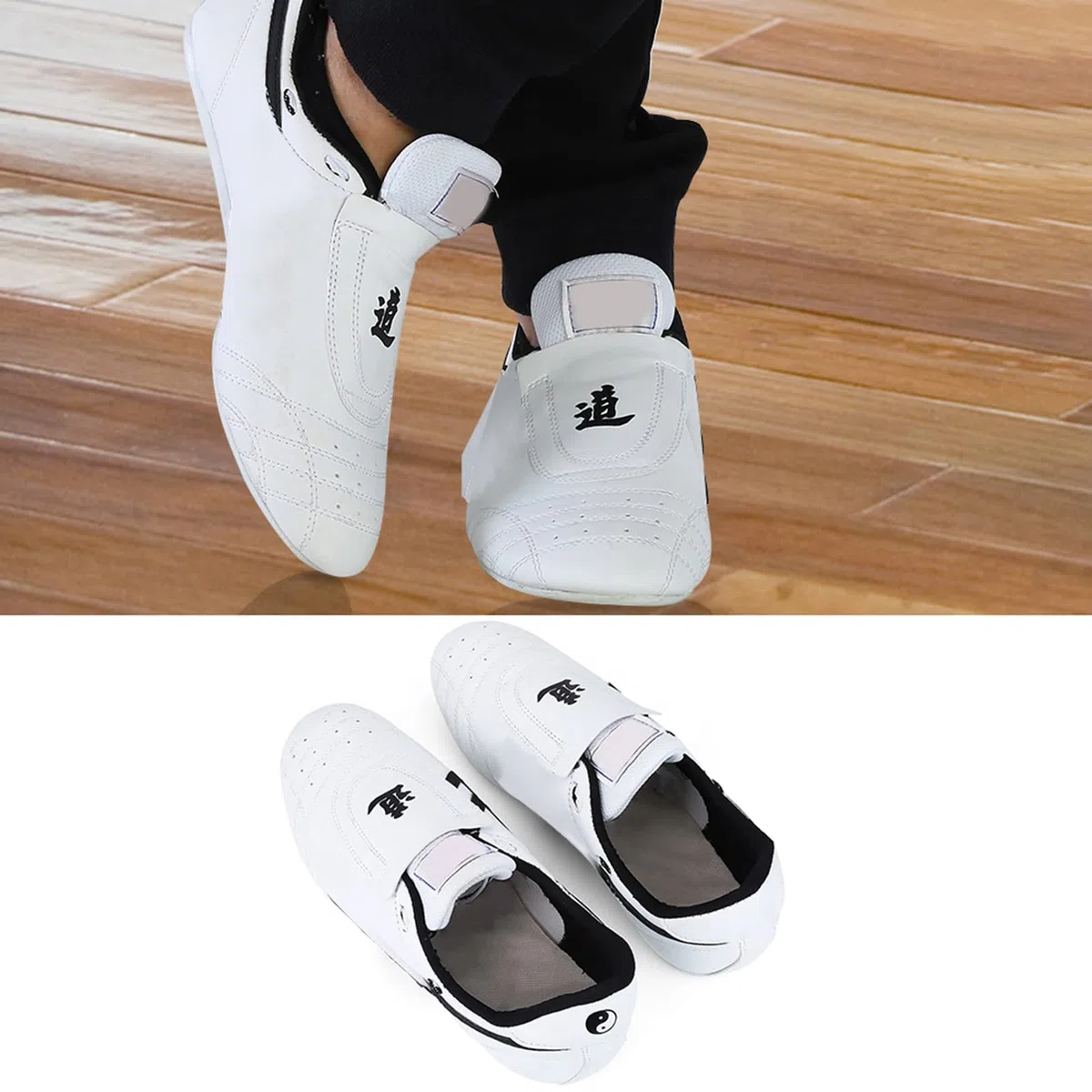 Taekwondo-Schuhe, Atmungsaktive Kampfsport-Turnschuhe Taekwondo-Schuhe Sport Boxen Kung Fu Schuhe für Männer und Frauen Kinder 40:
