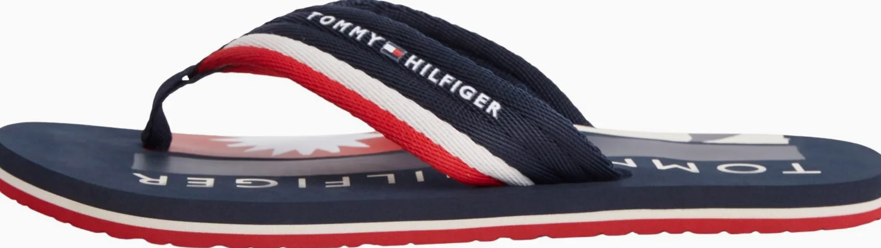 Tommy Hilfiger Herren Patch Print Hifiger Beach Sandal Fm0fm05903Zehentrenner