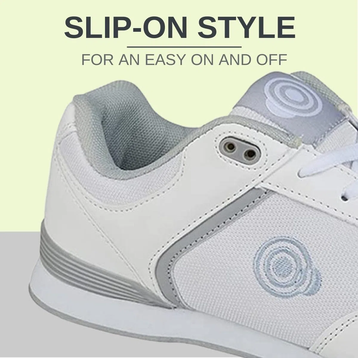Dek Babyschuhe Womens Damen Schnüren Bis Bowling Schuhe/Ausbilder Weiß/grau
