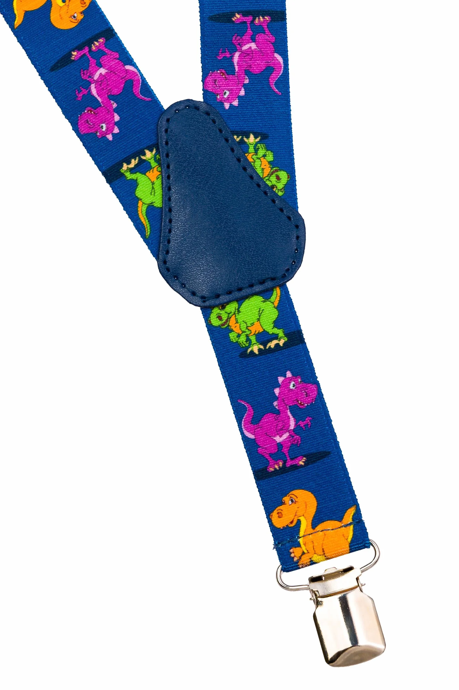 Kinder Hosenträger mit Dinosaurier-Design | Elastische Y-Hosenträger (1-5 Jahre) – 2,5 cm