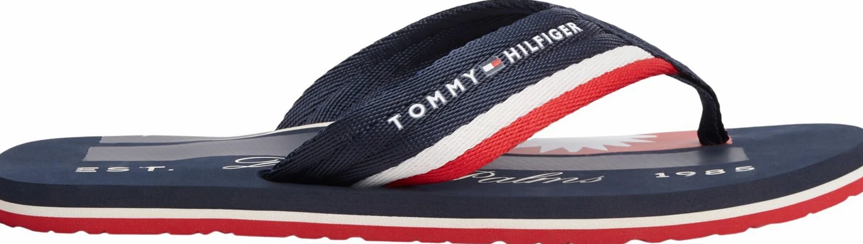 Tommy Hilfiger Herren Patch Print Hifiger Beach Sandal Fm0fm05903Zehentrenner
