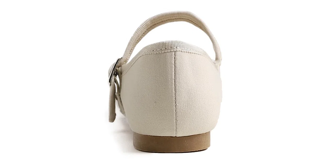 Feversole Mary Jane Halbschuhe,Flach Freizeit Tanzschuhe