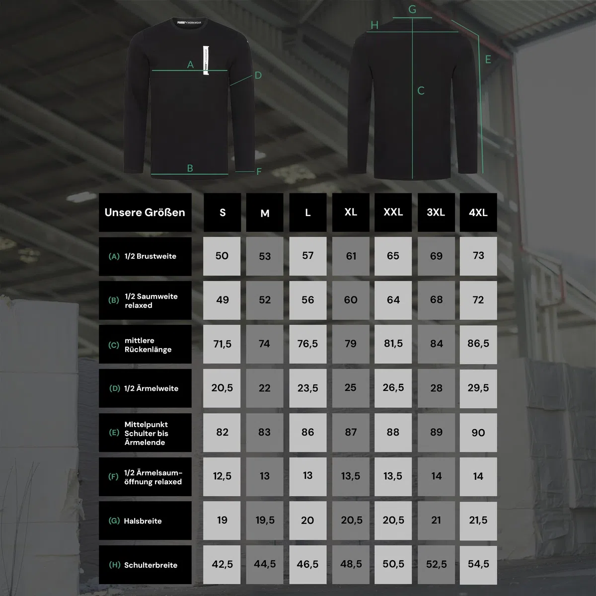 PUMA Workwear Advanced Kollektion - Longsleeve Herren Pullover - Brusttasche und Utility Fach an der Schulter, Strapazierfähiges und atmungsaktives Gewebe - Für Handwerk und Logistik
