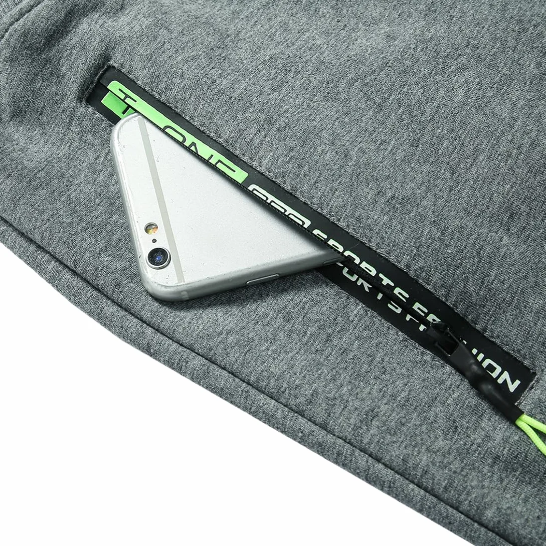ZOXOZ Kurze Hosen Herren Shorts Sommer Baumwolle mit Reissverschluss Taschen