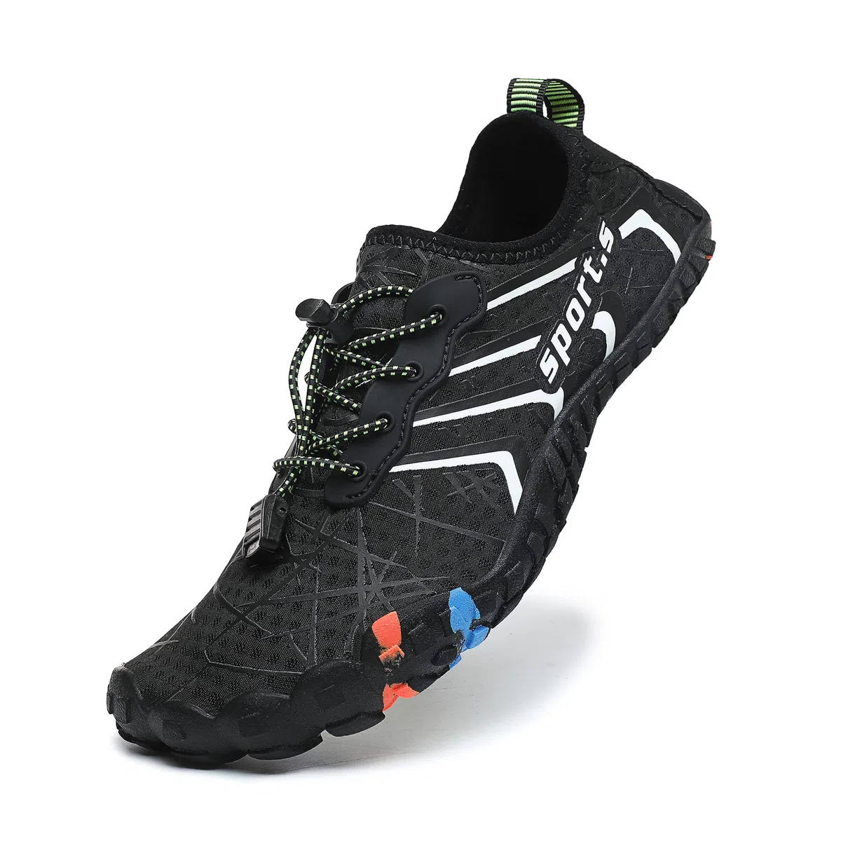 ziitop Badeschuhe Damen Herren Strandschuhe Schnell Trocknend Wasserschuhe Drainagelöcher Strand Schwimmschuhe Unisex Barfußschuhe für Kajakfahren Fitnessstudio Traillauf Wandern Gr.35-46