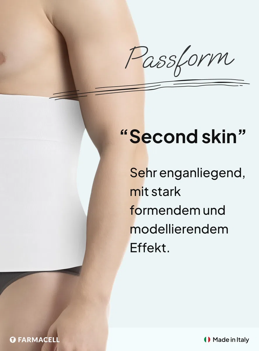 FarmaCell Bauchweggürtel Herren Shapewear, Made in Italy, 405