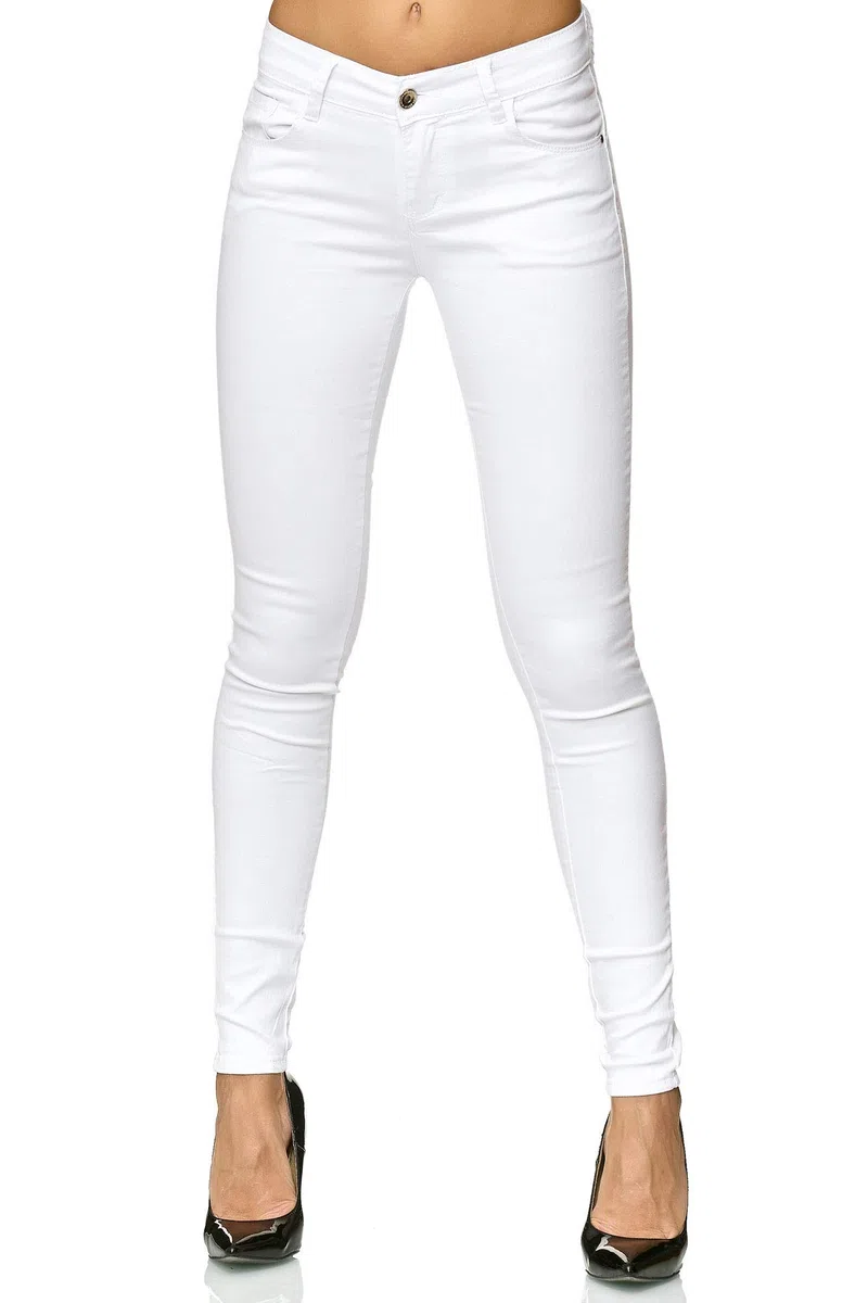 Elara Damen Stretch Hose Push Up Jeans Chunkyrayan