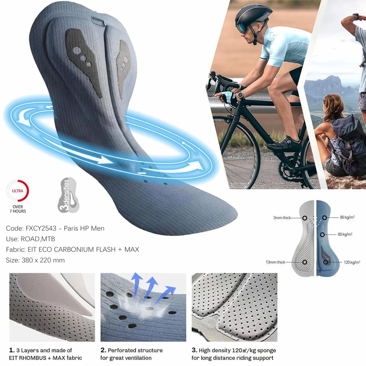 Herren Fahrrad Skinsuit,Kurzarm-Radsportanzug，Gepolstert einteilig Trisuit Bike Short Trisuit Einteiler für Wettkampf，Handgefertigter Hochdichter Schwamm in Wettkampfqualität Gepolstert