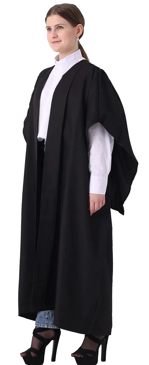 GraduatePro Abschluss Talar mit Doktorhut Akademischer Uni Bachelor Geschenke Schwarz Absolventen Academicus