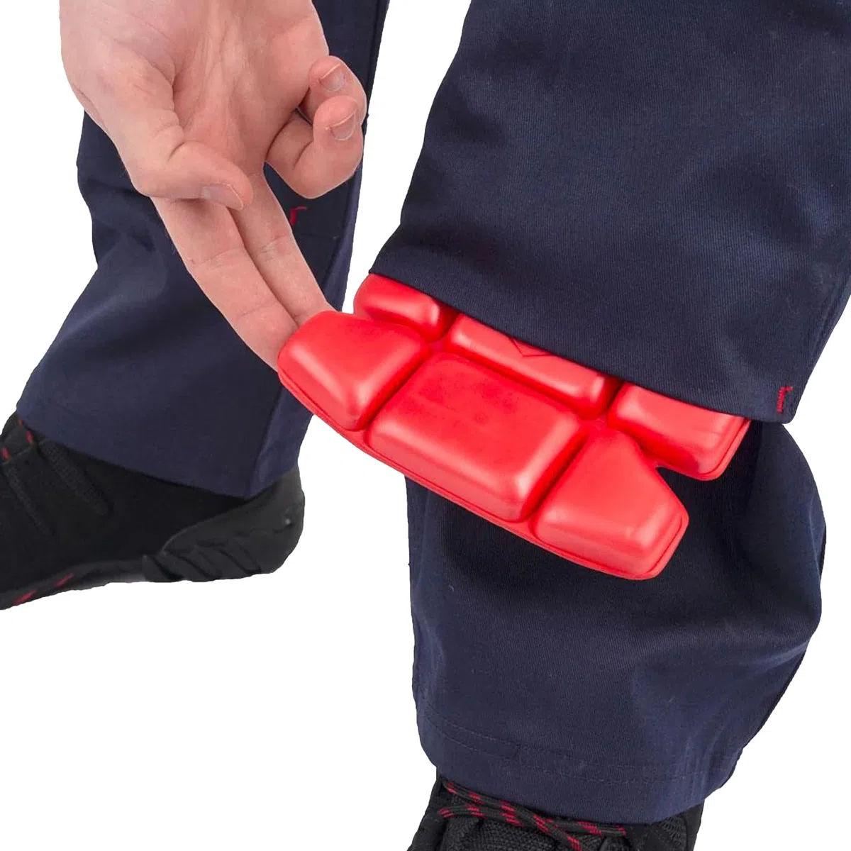 Lee Cooper Herren Cargo Arbeitshose mit Kniepolstertaschen 320 GSM – Workwear Hose Schwer Robust Multi Taschen, Sicherheits Arbeitshose Pflegeleicht für Bau Handwerk