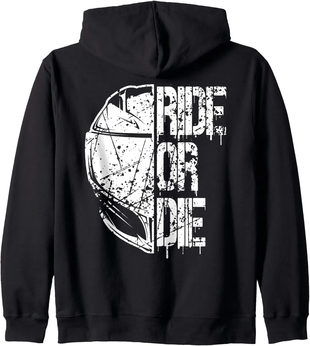 Supersportler Ride or die Motorrad Helm Kapuzenjacke