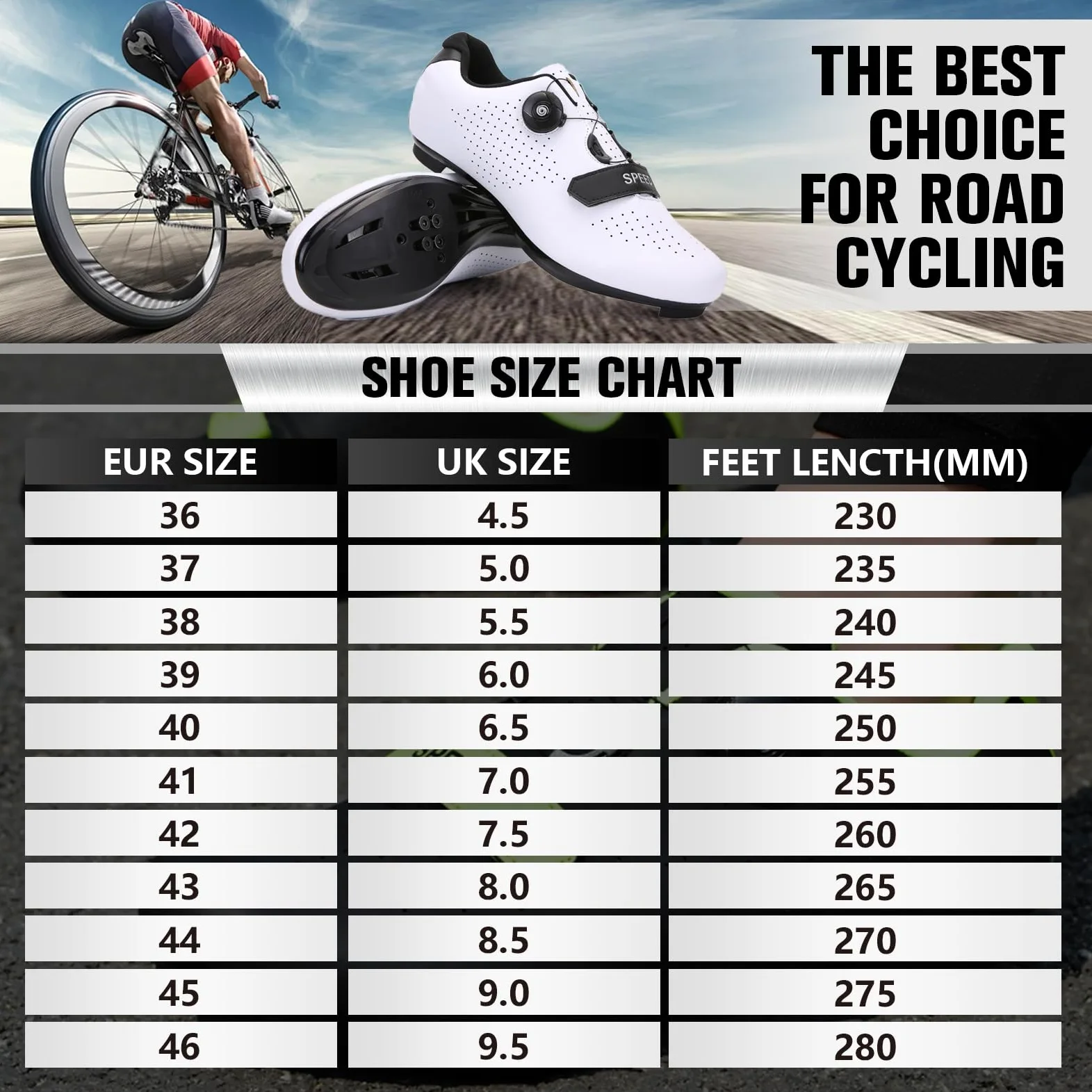 LZQpearl Einfarbige Fahrradschuhe, Rennrad Und MTB Radsport Schuhe Für Herren Damen, Professionelle Outdoor-Sneaker, Kompatibel Mit Peloton SPD/SPD-SL Und Look