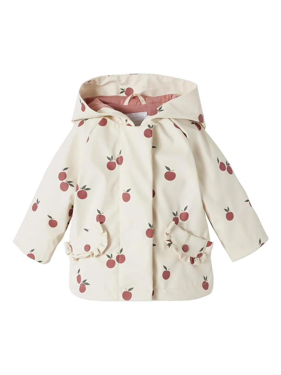 Vertbaudet Mädchen Baby Regenjacke wollweiß 86