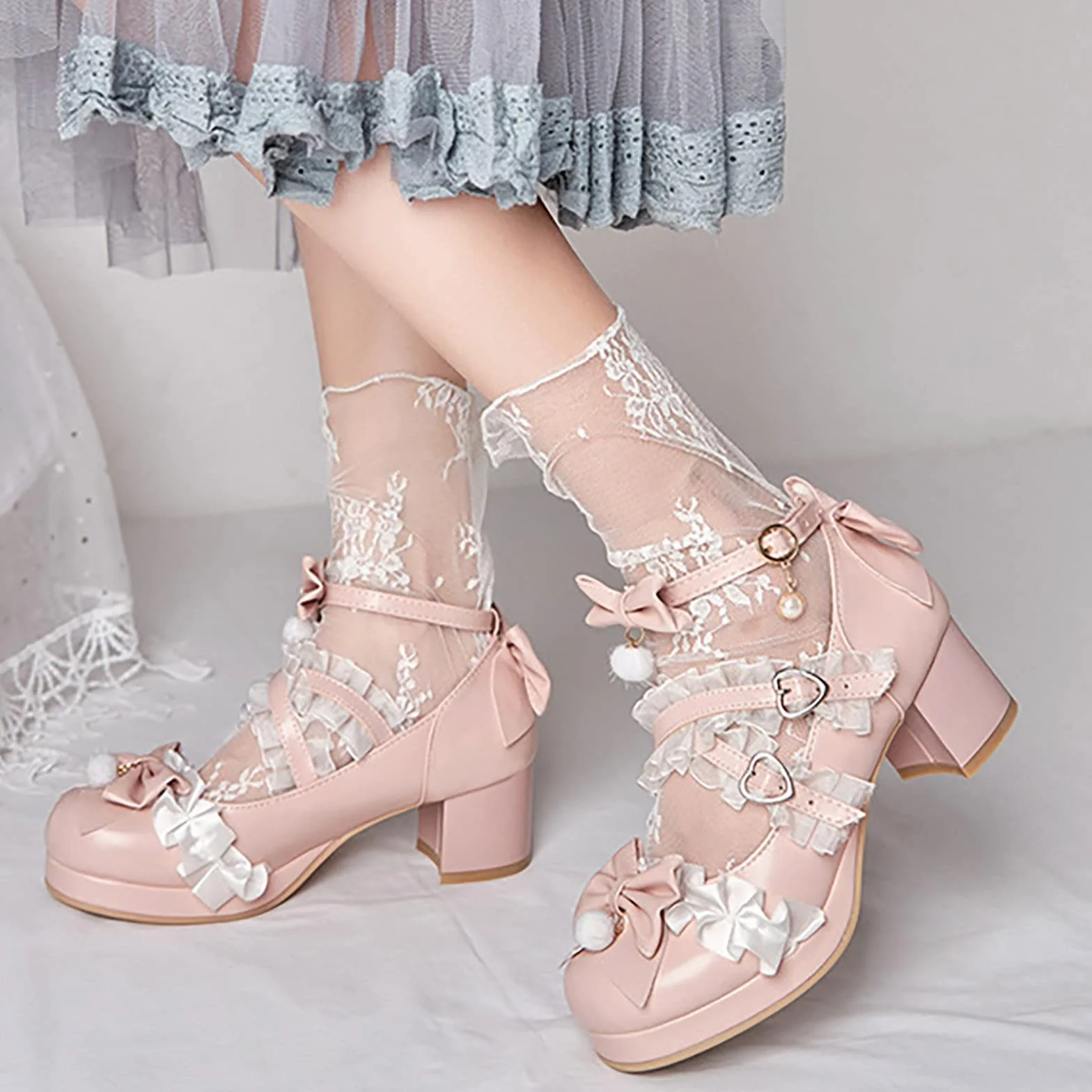 Kinder Stöckelschuhe Für Mädchen Modische Elegant Karneval Schuhe Mädchen Prinzessin Fasching Festlich rutschfeste Bequem Hochzeit Verkleidung Performance Absatzschuhe
