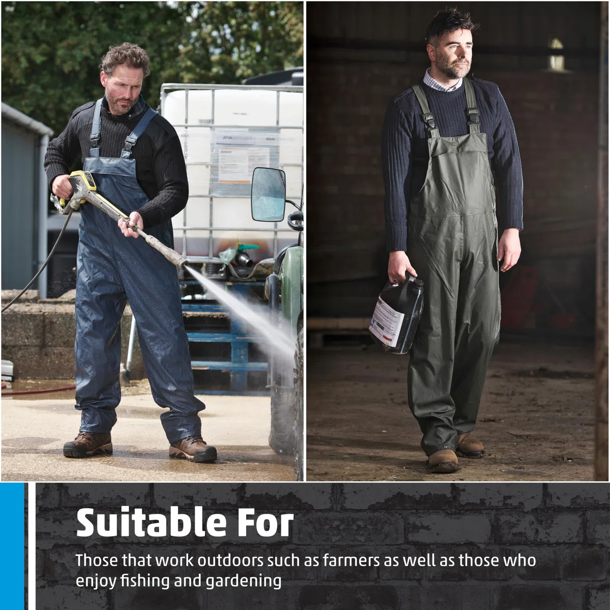 Fort ress Wasserdichte Latzhose, Marineblau, atmungsaktiv, winddicht, S-XXL, 521