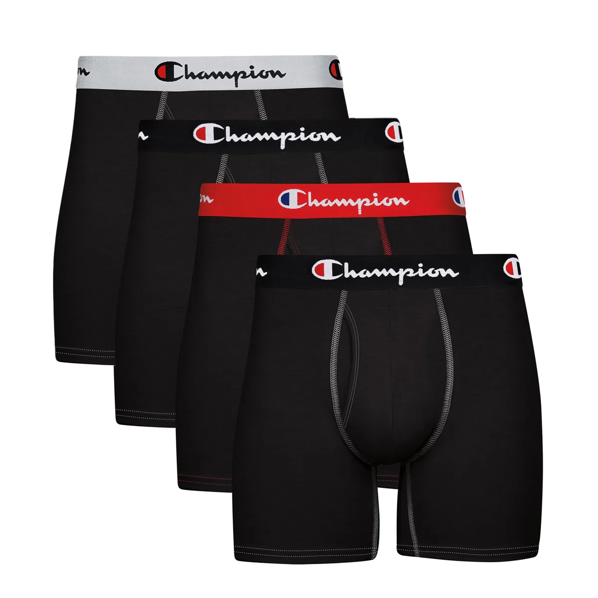 Champion Herren Everyday Cotton Stretch- 4 Pack Retroshorts (4er Pack)