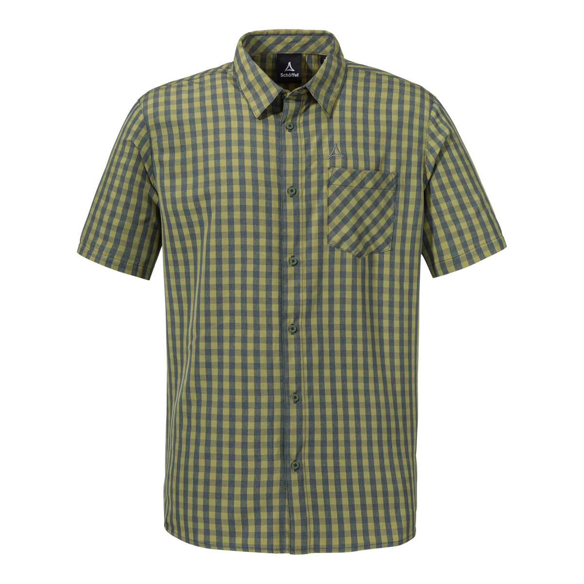 Schöffel Herren CIRC Shirt Style Dalfoss MNS, kreislauffähiges Kurzarm Hemd, nachhaltiges Wandershirt mit Sonnenschutz, schnell trocknend
