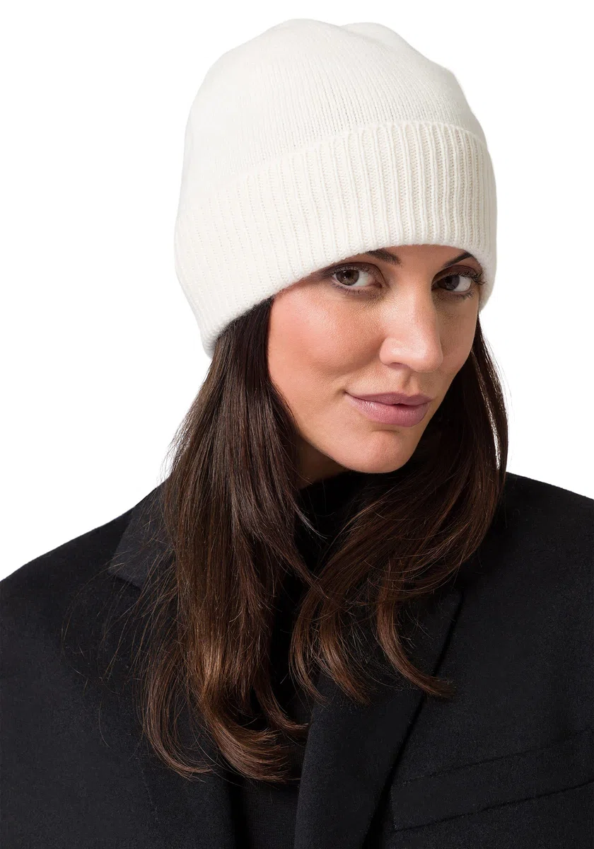 Style & Republic Kaschmir Sport Mütze-Beanie Damen aus 100% Cashmere - Dein kuscheliger Premium Beanie für stilvolle Herbst- & Winter-Momente, One-Size/Einheitsgröße