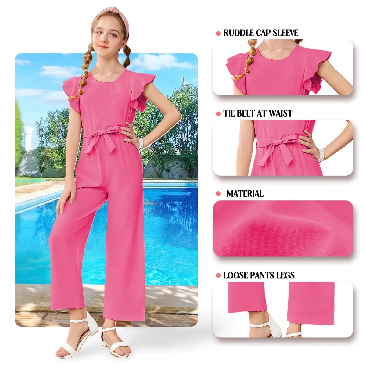 Mädchen Jumpsuit Modischer Strampler