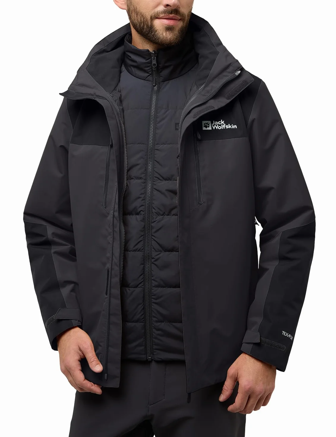 Jack Wolfskin Herren Jasper 3in1 JKT M Jacket (1er Pack)