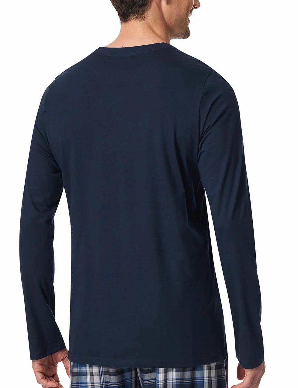 Schiesser Herren kurzes Schlafanzugoberteil T-Shirt Rundhals - 182179