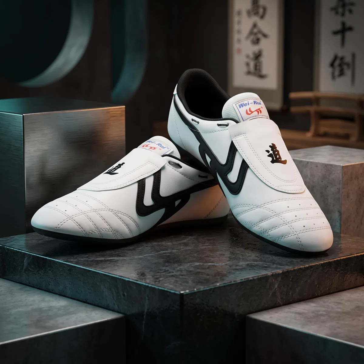 Taekwondo Schuhe, Sport Boxen Kung Fu Taichi Schuhe für Männer und Frauen Kinder Taekwondo Schuhe
