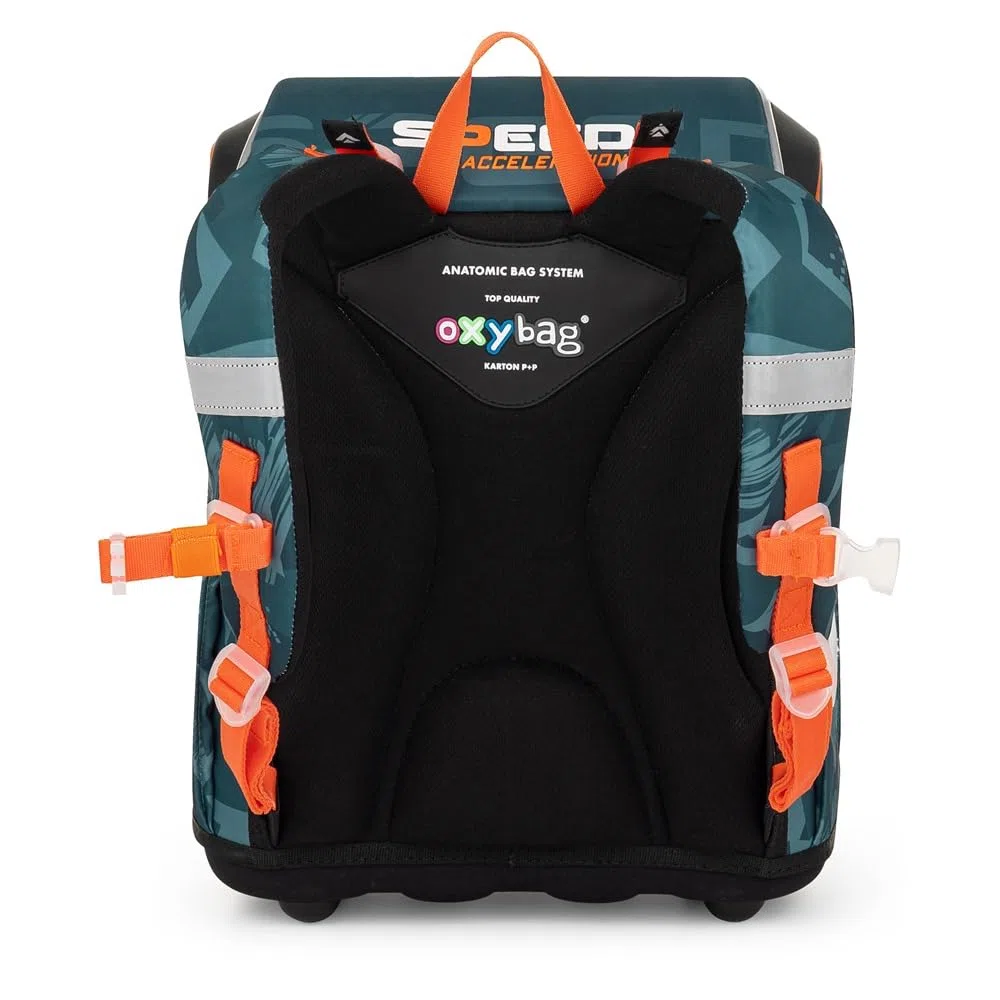 Generisch Auto - Speed Acceleration - Race - OxyBag PREMIUM Schulranzen-Set (10 teilig mit Sporttasche und Schultüte)