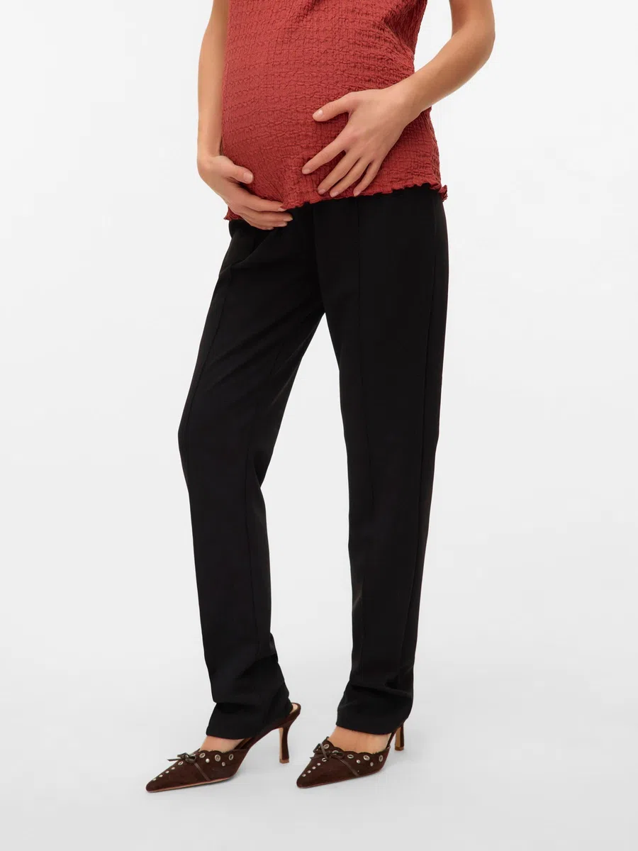 MAMALICIOUS Female Hose Normal geschnitten Hohe Taille Hosen | Trousers
