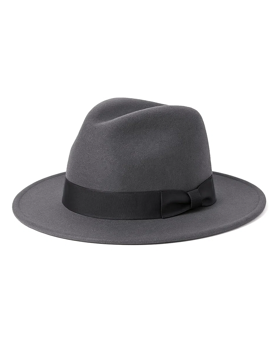 Zylioo S/M/L/XL/XXL Filzhut für Herren Damen,Fedorahut Panama Hut mit breiter Krempe,Winter Klassischer Trilby Hut