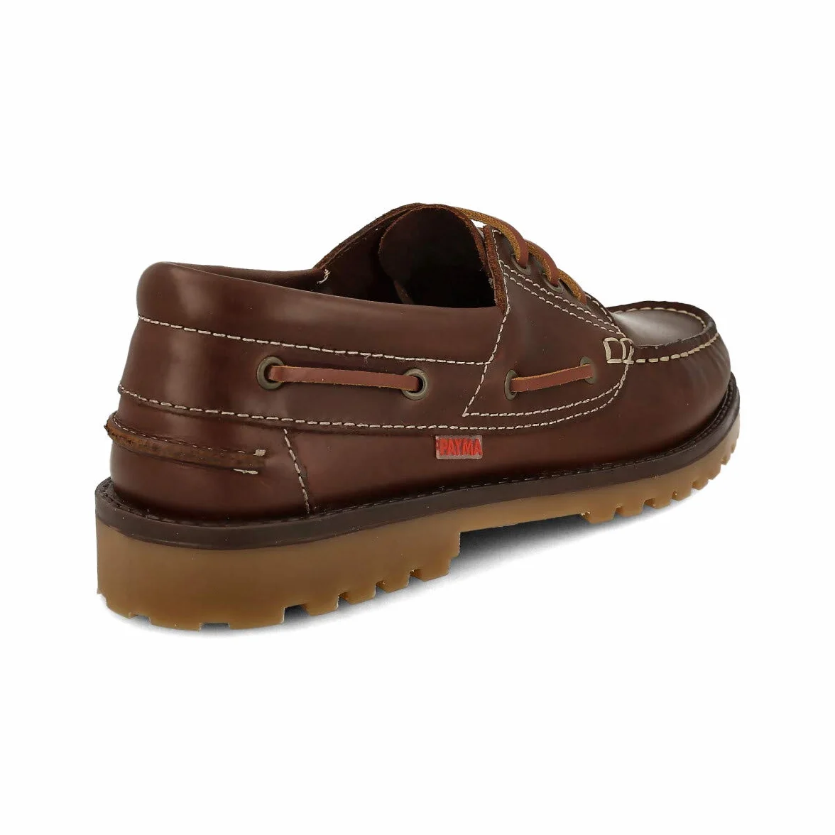 Herren Damen Kinder Bootsschuhe Sport aus Leder. Verschluss mit DREI Ösen. Freizeitlederschuhe. Gummisohle. Große Größen 46 47. Braun, Schwarz, Marine und Klettverschluss