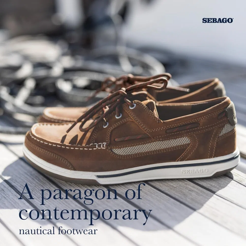 Sebago Herren Triton DREI-Ösen Bootsschuhe