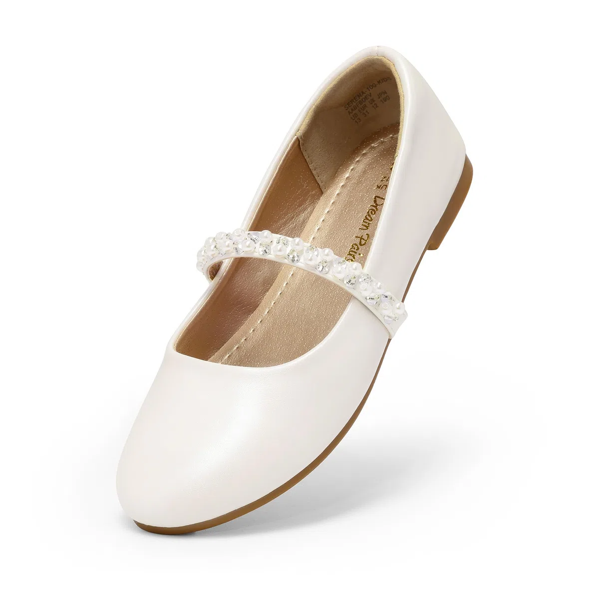 DREAM PAIRS Mädchen Mary Jane Strap Flache Schuhe Ballerinas Prinzessin Schuhe Flache Schulschuhe