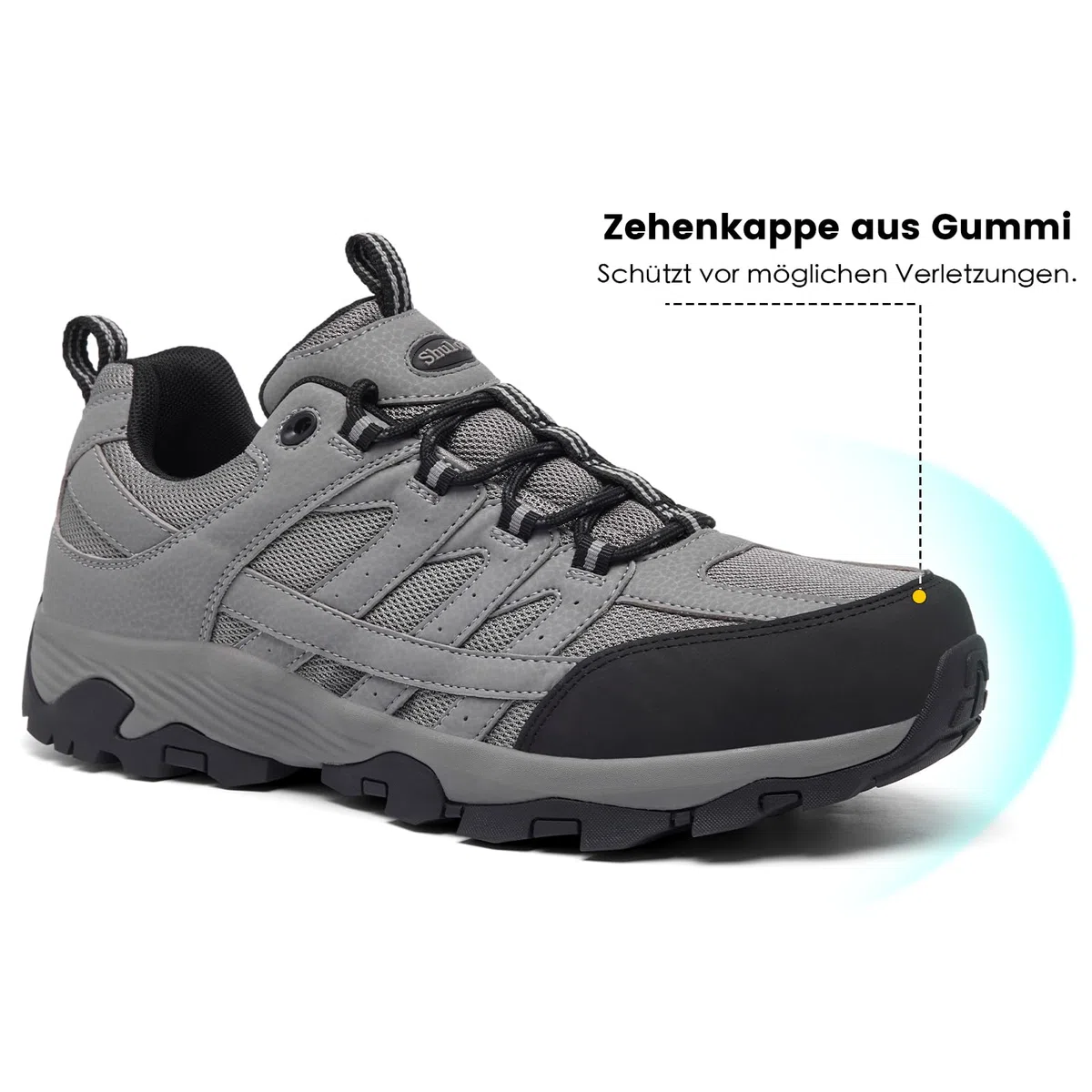 SHULOOK Herren Wanderschuhe Wasserdicht Leichte rutschfest Trekkingschuhe Outdoorschuhe