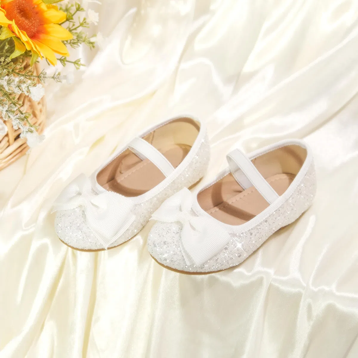 Kiderence Kleine Kleinkind Mädchen Kleid Schuhe Ballerina Ballett Wohnungen Kinder Mary Janes