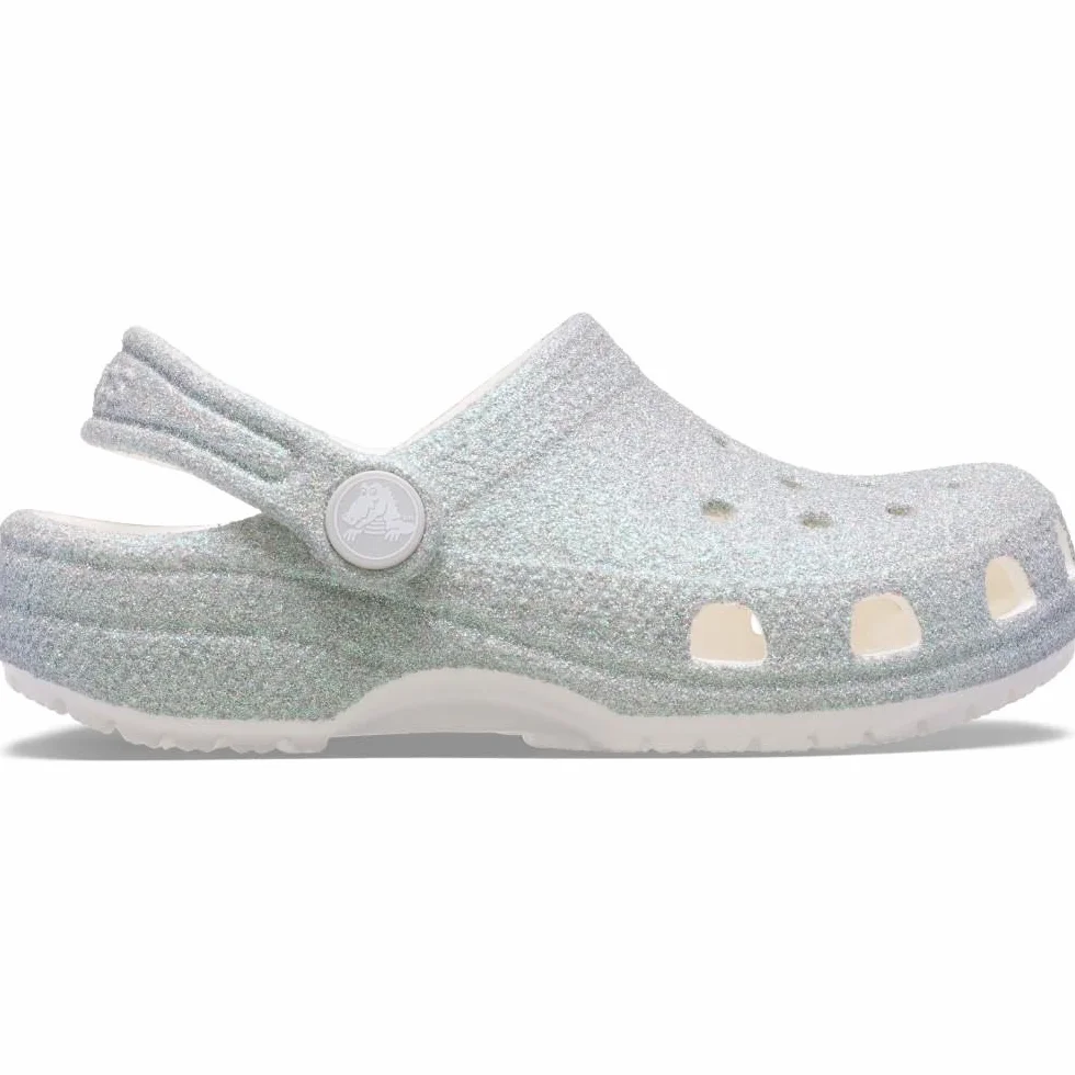 Crocs Unisex Kinder Classic Iridescent Glitter Clog K