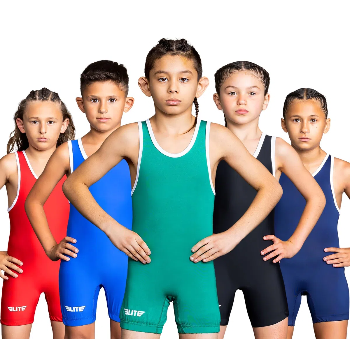 Elite Sports Kinder Wrestling Youth Singlet, Standard Jungen Wrestling Singlets