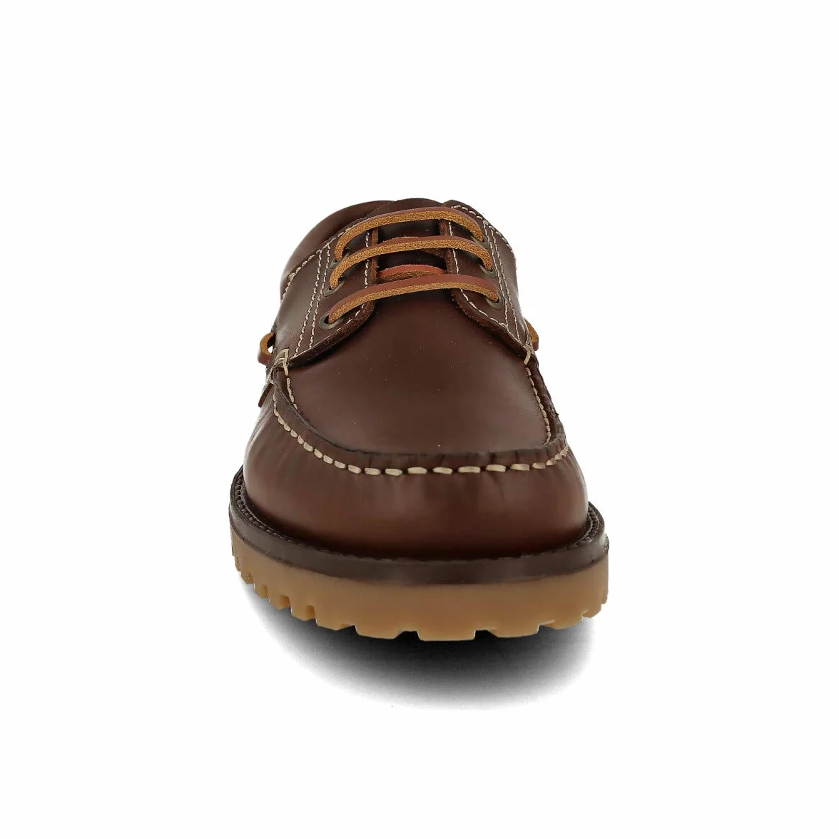 Herren Damen Kinder Bootsschuhe Sport aus Leder. Verschluss mit DREI Ösen. Freizeitlederschuhe. Gummisohle. Große Größen 46 47. Braun, Schwarz, Marine und Klettverschluss