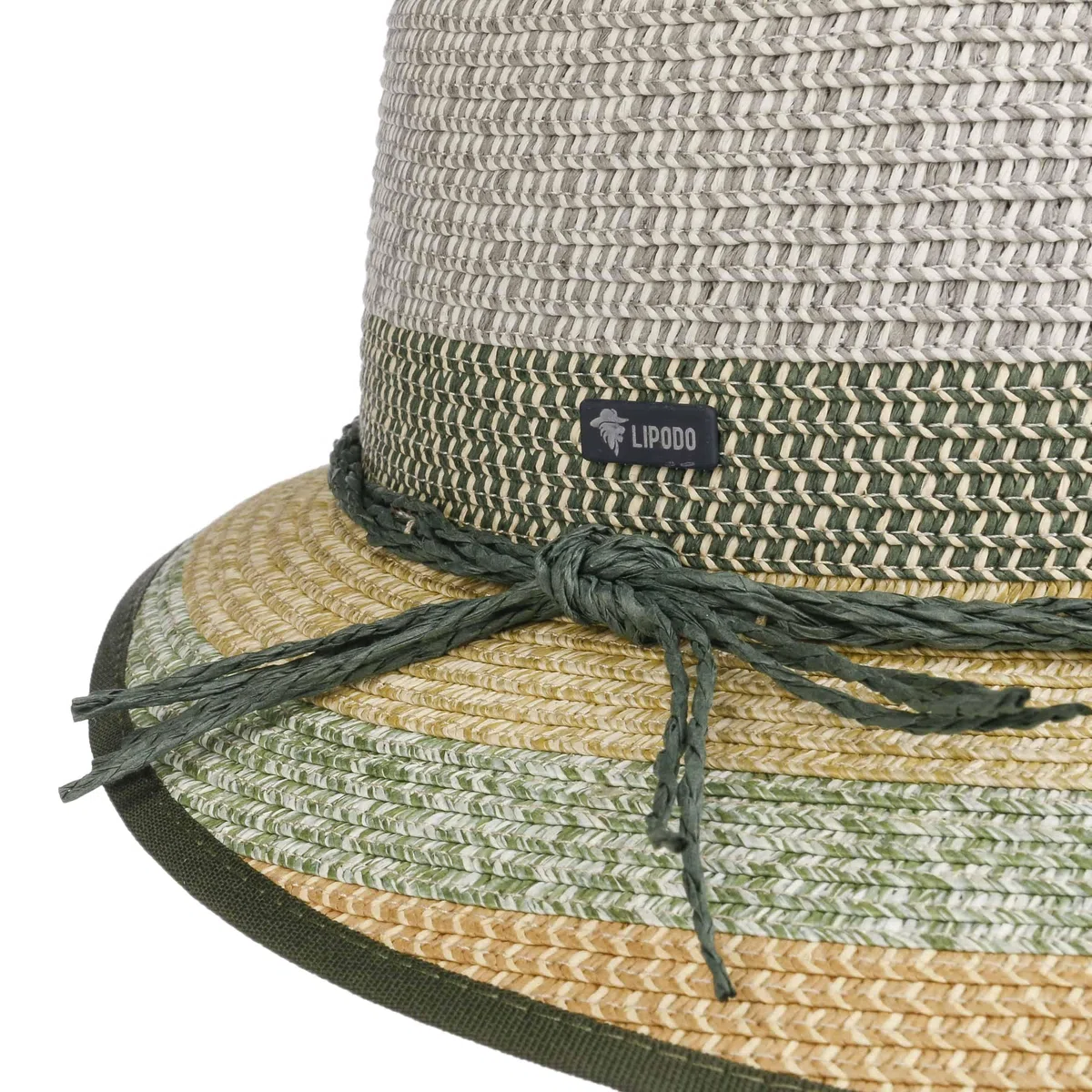 Lipodo Barlinda Schute Strohhut Made in Italy Damen Frühling Sommer