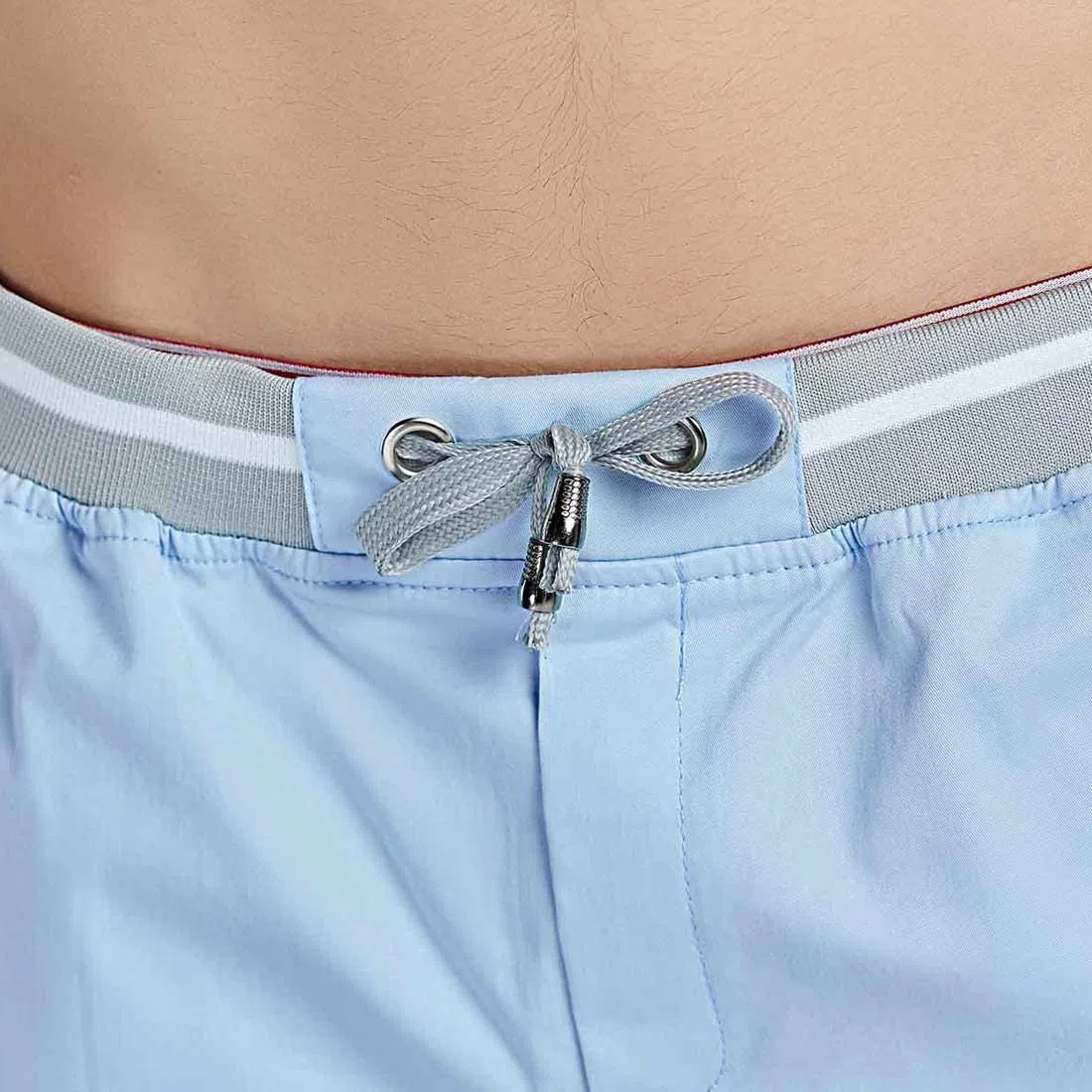JustSun Kurze Hosen Herren Shorts Chino Baumwolle Sommer mit Tunnelzug