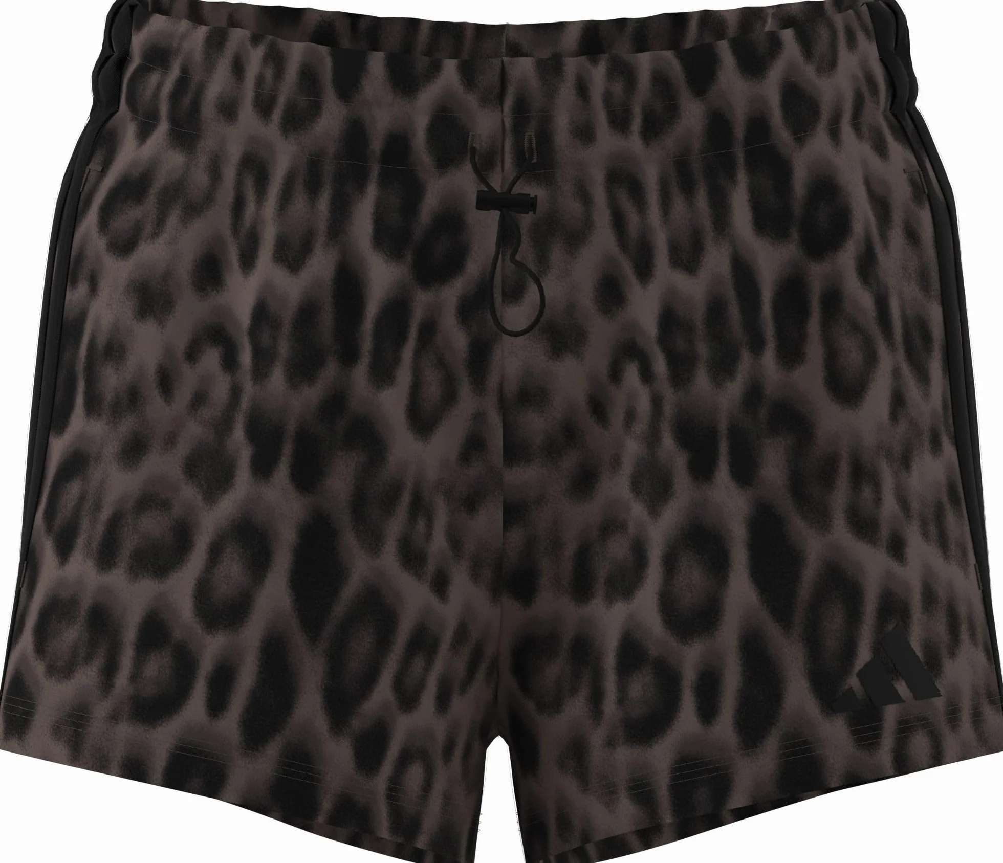 adidas Damen Shorts Seasonal Essentials Leopard Print Woven Shorts with 3-Stripes