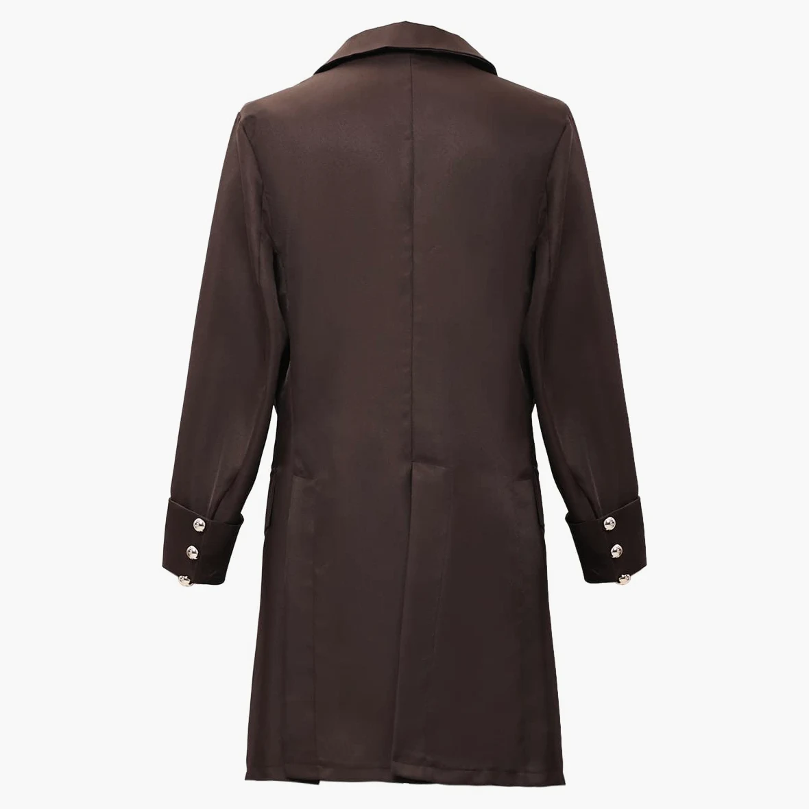 BLESSUME Vintage Retro Mantel Herren Kostüm Jacke Lange Ärm