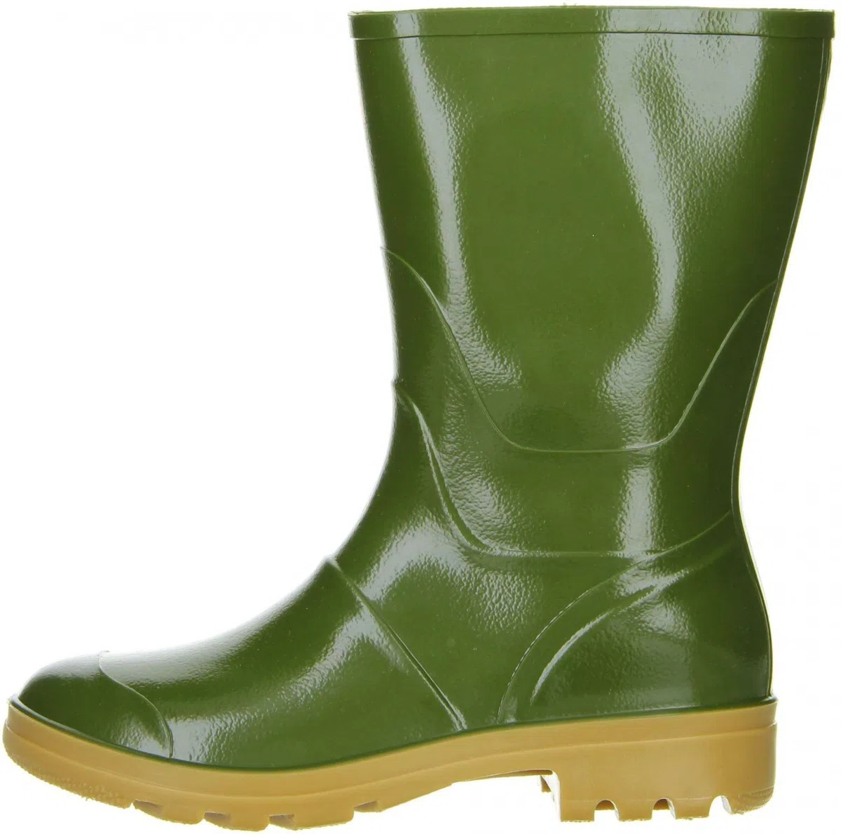 G&G Damen Herren wasserdichte Gummistiefel Regenschuhe grün, Größe:44, Farbe:Grün
