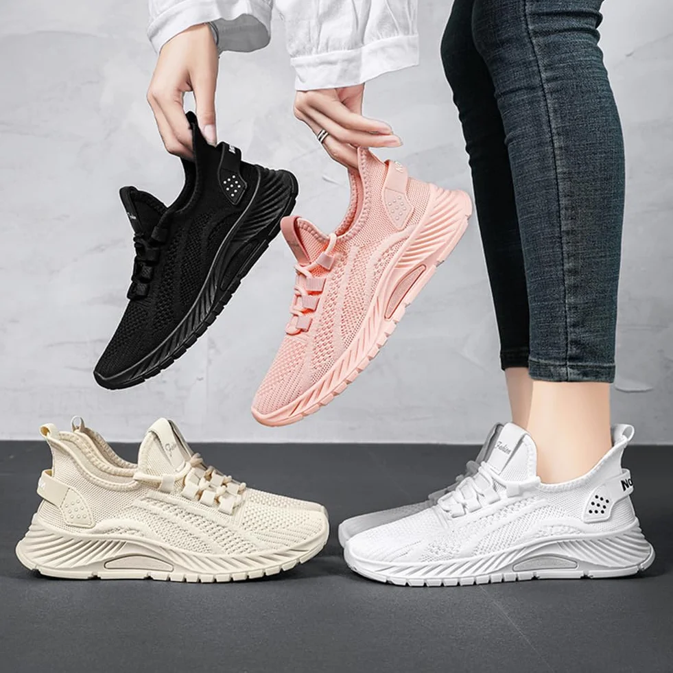 Schuhe Damen Turnschuhe Sneaker Sportschuhe Leichte Laufschuhe Hallenschuhe Atmungsaktiv Walkingschuhe Indoor Fitnessschuhe Joggingschuhe