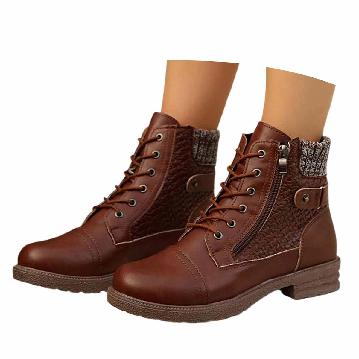 Generisch Reitstiefel Kinder Wasserdichte für Kinder, Damen und Herren Classic Reitstiefelette Reitschuhe Kunstleder Unisex Boots Soft Stiefeletten Reitsportschuhe