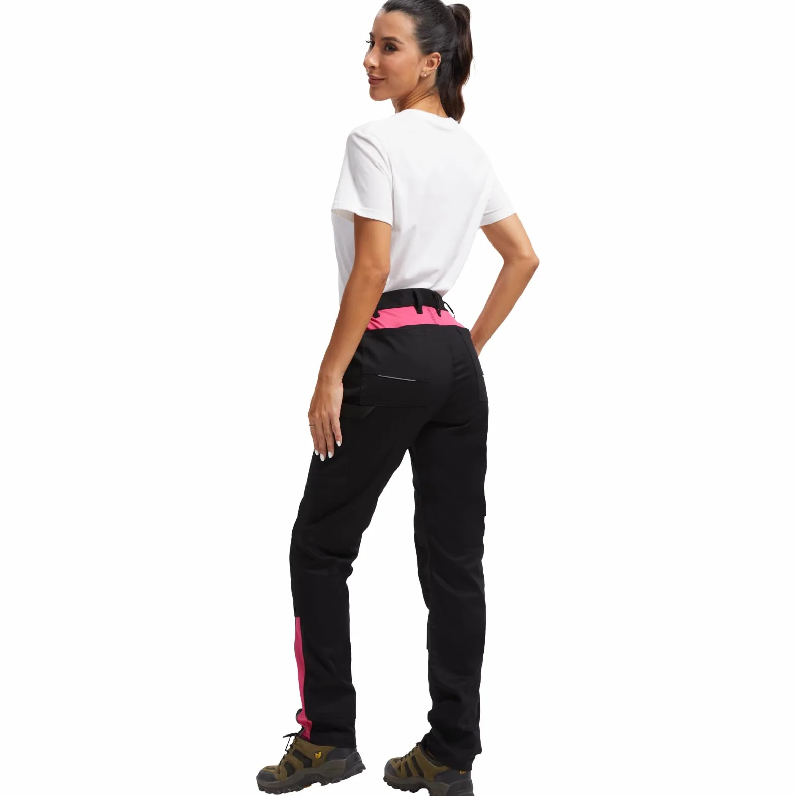 WORK IDEA Damen-Arbeitshose in Figurbetonter Passform, elastisch und leicht, mit Mehreren Funktionaltaschen.