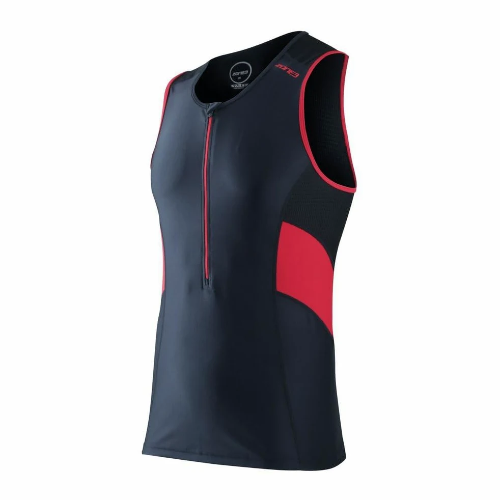 ZONE3 2026 Mens Activate Trisuit TS23MACT108 - Black/Red