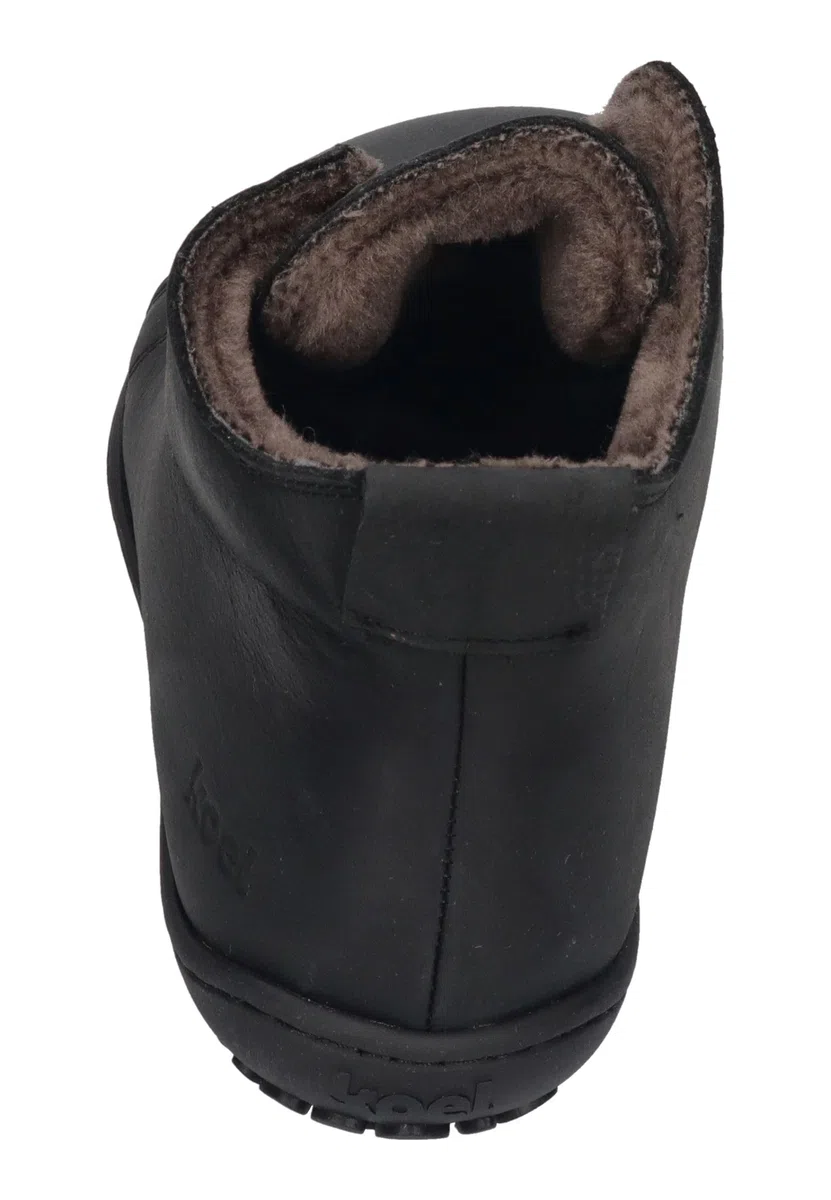 KOEL Damen Barfuß Winter Booties IVONE Lambwool Black